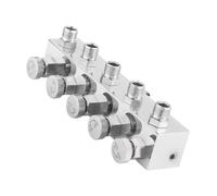 KIXZSAZ Air Brush Accessories Mini Compressors Fitting Connector Adjustable Air Hose Adapter Hose Connect Quick Release for Easy Workflow Compressor Brush Fitting Connector Adjustable, 1 in 5 Out