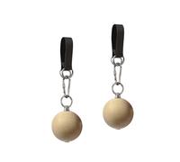 KIXZSAZ Arm Back Muscle Training Straps Climbing Ball Effective Grip Strengthen Gear Enhancing Performance And Power During Training Pull Up Ball Forearm Fingers Strengthen Gear, 1 Pair, Dia 8cm