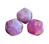 KIXZSAZ Astrology Dice Constellation Theme Easy To Read Small Size Party Favor For Gatherings And Social Events Constellation Dice Astrology Role Play Game