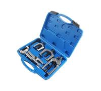KIXZSAZ Automotive Equipment Parts Hand Tool Vehicles Remarkable Ball Joint Separator Pitman Arm Puller Set for Tough Repairs Adjustable Tie Rod End Puller Storage Case Repair, Blue