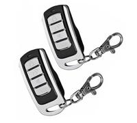 KIXZSAZ Automotive Garage Door Gate Remote Control Portable 433 4 Channel Replacement 12V Universal Button Controller Opener, 2Pcs