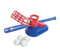 KIXZSAZ Baseball Training Kit Young Players Promotes Active Play And Engages Kids In Learning Baseball Skills Kids Pitching Machine Launcher , Red , 51x28x23.3cm