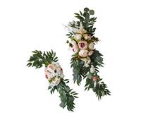 KIXZSAZ Beautiful Wedding Arch Flowers Kit Stunning Wedding Party Reception Arch Decorations, Type A