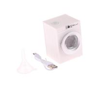 KIXZSAZ Beautifully Crafted 1/12 Dollhouse Miniature Washing Machine Adding Realism To Dollhouse Furniture And Creative Play Sets Mini Drum Washing Machine Decoration Life Scene, White, 5.1x4.6x7cm