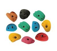 KIXZSAZ Beginners Rock Wall Grips Rock Wall Climbing Kit Excellent Texture High Strength Resin Building Skills At Home Climbing Holds For Climber Course Training, withoutBackNailScrew, 9cm to 13cm