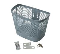 KIXZSAZ Bicycle Basket Wire Holder Sturdy Lightweight Carrying Pets And Essentials While Riding Freely Goods. Universal Bicycle Basket Is Suitable For Most Mountain Bikes, Grey, 33x22.5x25cm