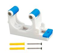 KIXZSAZ Bicycle Wall Mount Hook Adjustable Storage Holder Portable Hangers Outside Road Mountain Bike Cycling Parking Buckle, White Blue