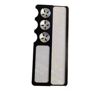 KIXZSAZ Billiard Pool Cue Tip Polisher Compact Repair Tool Stylish Appearance Smooth Safe Functionality Efficient Cue Maintenance Snooker Tip Repair Accessory Tool Sander, Black Metal, 122x53mm