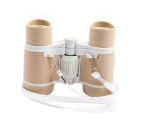 KIXZSAZ Binocular For Kids Pretend Bird Watching Educational Outdoor Toy Lightweight Gift For Children Learning Outside Toys Telescope Bird Watching Travel, light coffee, 8.8x11x4cm