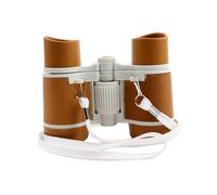 KIXZSAZ Binoculars for Kids Baby Camping Exceptional Lightweight Outdoor Gear Educational Bird Watching Learning Experience Outside Toys Telescope for Bird Watching Travel, Dark Brown, 8.8x11x4cm