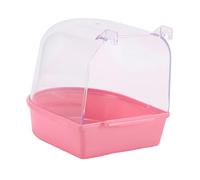 KIXZSAZ Bird Bath Box Cage Container Parakeets And Small Birds Featuring Hanging For Easy Setup And Usage Can Be Hung Or Clipped On Cage Door Small Brids Parakeet Canary Budgerigar Lovebirds