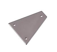 KIXZSAZ Blank Aluminum Alloy Rod Cover ACCS for Import for Jackson Guitar Premium Aluminum Alloy Rod Cover for Imported for Jackson Guitar, Grey, 37x45mm