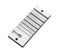 KIXZSAZ Bracelet Making Block Durable Swage Block for Jewelry Making Craft Metal Forming Hand Tool Engineered for Long Life Swage for Jewelry Metalworking, Silver, Style A