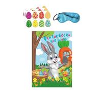 KIXZSAZ Brighten Easter Events with Fun Poster Games Featuring Engaging Stickers Bringing Joy to Parties Room Decoration Easter Party Games for Kids Activities Supplies