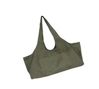 KIXZSAZ Canvas Yoga Mat Bag for Men Compact and Portable Training and Travel Companion Secure and Reliable, Green, 29.0x9.0x12.0 Inch