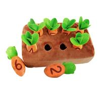 KIXZSAZ Carrot Dog Toy Mat Suitable For Pets And Children Simulated Carrot Exercises Grip Ability Which Exercises Childrens Grip Ability. Can Be Disassembled And Cleaned, 8pcs