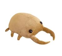 KIXZSAZ Cartoon Insect for Beetle Plush Toy Delightful and Charming Insect Doll Toys, Light Brown, L