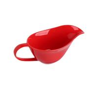 KIXZSAZ Ceramic Sauce Dish Boat with Ergonomic Handle Serving Bowls Thanksgiving and Christmas Saucier is Designed to Last for Many Years to Come. Ergonomic, red, 20x9x8cm