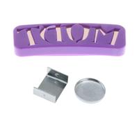 KIXZSAZ Chalk Holder Magnetic Round Style Storage Lightweight Clip Essential Tool Billiard Accessories Cleverly Designed Magnetic Round Billiard Chalk Holder, Violet, 7x2.5x1.5cm
