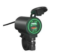 KIXZSAZ Charger Waterproof Dual USB Tools Chargers Control Accessory Car Ports Supply Part Motorcycles Boats Multi-function, Green Light