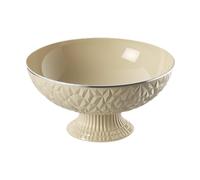 KIXZSAZ Chic Fruit Bowl for Counter Dining Display Blends Functionality with Modern Kitchen Aesthetics of Snack Plate is to Meet Various Needs Pedestal Bowl, White Fruit Plate, 26X13X12cm
