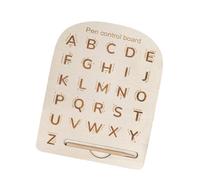 KIXZSAZ Children Toddlers Handwriting Practice Tool Wooden Learning Boards Offering Fun Activities To Foster Educational Development In Kids Wooden Learning Educational Alphabet Board Puzzle