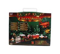 KIXZSAZ Christmas Electronic Music Electric Train Toys Vibrant Railway Track Set With Rotating Features For Festive Fun Childrens Electric Railway Track