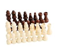 KIXZSAZ Classic Game Pieces Featuring International Tournament Chessmen Designed With Premium Wooden For Competitive Play Sessions Wooden Chess Pieces Replacement Chess Board Games