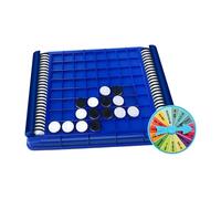 KIXZSAZ Classic Reversi Game Set 64 Piece Educational Board Game Interactive Fun For Parents And Children Together Educational Toys Family Games For Adults , with penalty disc , 27x22.5x2.3cm