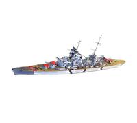 KIXZSAZ Collectible 1/400 Scale Ship Toys Cruiser Puzzle Static Cruiser Model 3D Puzzle Paper Craft Assembly Decorative Kit Model Building Kit Simulation Accessories