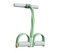KIXZSAZ Comfortable Grip Multifunction Yoga Tension Rope Fitness Equipment Elastic Pull Rope Daily Durable To .Size 26cmx48cm/10.24inch X 18.90inch. 4 Tube Elastic Yoga Pedal, Green, 48x26cm