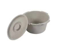 KIXZSAZ Commode Pail with Lid Commode Bucket Simplifies Toileting Requirements Making Caregivers and Users Thick Half Pail for Chair with Lid Replacement