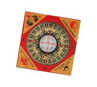 KIXZSAZ Compass Portable Traditional Handheld Compass Ancient Chinese Feng Shui for Camping Good Luck Chinese Attract Wealth Good Luck Luo Pan, 8cm