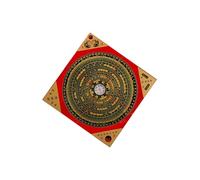 KIXZSAZ Compass Portable Traditional Handheld Compass Exquisite Craftsmanship Feng Shui Supplies Living Spaces Chinese Attract Wealth Good Luck Luo Pan, 18.5cm