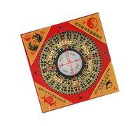 KIXZSAZ Compass Portable Traditional Handheld Compass Exquisite Craftsmanship Feng Shui Supplies Living Spaces Chinese Attract Wealth Good Luck Luo Pan, 8cm