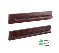 KIXZSAZ Contemporary Wall Mounted Snooker Pool Cue Holder Sticks Rods Table Accessories Enhanced Storage For Players Wall Mounted Snooker Cue Rest Billiard