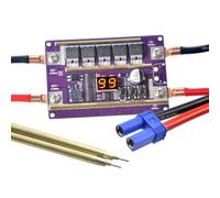 KIXZSAZ Control Board Spot Welder Adjustable 99 Gear 0.05-0.3mm Sheet DIY Kit Portable Welding Machine Tools Equipment, Without Shell