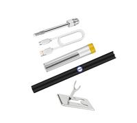 KIXZSAZ Convenient and Portable Soldering Iron Kit with Powerful 1100mAh Battery, Black Tip C