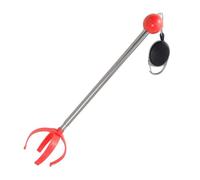 KIXZSAZ Convenient Park Golf Ball Picker Smart Tool for Effortless Ball Collection Outside Golf Pick Up Retriever Features Telescopic Rod Can Be Adjusted, Red, 28.5cm-68.5cm