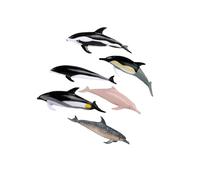 KIXZSAZ Cute Mini Dolphin Figurines Hand Painted Animals Realistic Details Awesome Gift Unique Cake Topper Inspired By Dolphins Realistic Detailed Dolphin