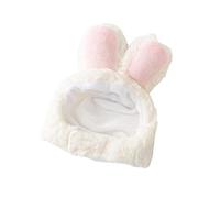 KIXZSAZ Cute Rabbit Hat For Cats Dogs Headgear And Accessories Halloween Thanksgiving Easter Events Rabbit Headband Is Gift For Small Pets Adorable Pet Headwear Warm Headgear Costume Funny