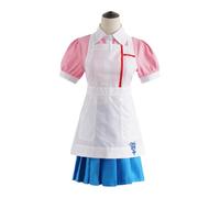 KIXZSAZ Cute Super Dangan 2 Mikan Tsumiki Cosplay Costume For Cosplay Lovers Cotton Women Game Anime Cosplay Nurse Uniform, As Shown, L
