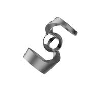 KIXZSAZ Desk Floating Gyroscope Unique Ornament Serves As Mindful Desktop Accessory For Creative Minds Simple Yet Beautiful. Desk Floating Gyroscope Metal, Gray Silver Ball, 2.56x1.57 inch