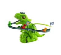 KIXZSAZ Dinosaur Roller Coaster Playful Track Slide Toy Set Provides Engaging Climbing Stairs Adventure for Children’s Fun Electric Dinosaur Climbing Stair Toy Set for Kids