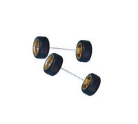 KIXZSAZ Discover Unique Projects With Car Wheels Axles Miniature Roll Shaft Toys Essential For DIY Craft RC Car Truck Building Wheel Round Rod Axles For DIY, Gold, Type A