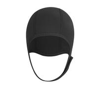 KIXZSAZ Dive Hood Snorkeling Hat Head Ear Guard for Ultimate Water Sports Experience, black