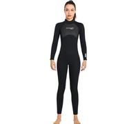 KIXZSAZ Diving Suit High Efficiency Cold Proof Nylon Material Swimsuits Smooth Leather Edging Easy to Wear Wetsuit Shirt, Women Black, S