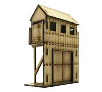 KIXZSAZ DIY Assembly Craft 1/72 Fortress Building Models House Enhances Educational Value And Fun With for Creative Assembly 1/72 Fortress Building Models, door, 8-12cm