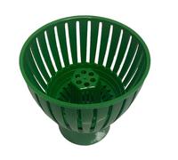 KIXZSAZ Double Layer Filtration System Rakes Nets Efficiently Removing Pond Debris Helping Maintain Clear Water Environment Fish Pond Skimmer Basket Fish Filter, Green, 50mm