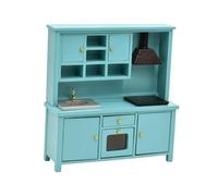 KIXZSAZ Dream Up Adventures With for Creative Dollhouse Wardrobe Kitchen Cabinet Mini Bar Counter Furniture Setup Miniature Dollhouse Accessories Showcase